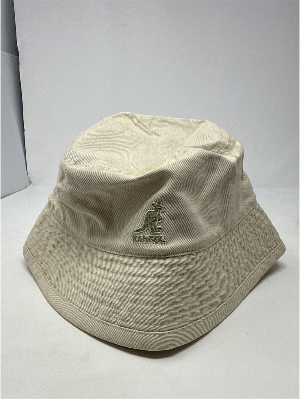 Kangol Bucket Hat Cotton Washed Flat-topped Hat Small